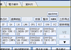 操作面板畫面圖示說明