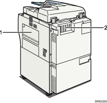 主機已編號插圖之圖示說明