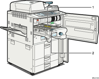 主機已編號插圖之圖示說明