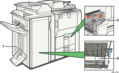 主機已編號插圖之圖示說明