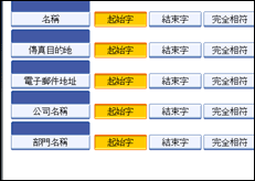 操作面板畫面說明圖