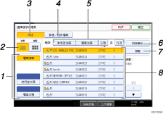 操作面板畫面圖例部位編號圖例