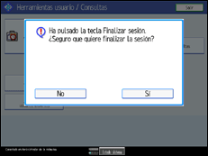 Ilustraci&oacute;n de la pantalla panel de mandos