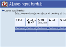 Ilustraci&oacute;n de la pantalla panel de mandos