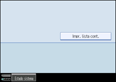 Ilustraci&oacute;n de la pantalla panel de mandos