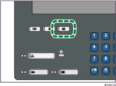 Ilustraci&oacute;n de la tecla de configuraci&oacute;n del papel de la bandeja
