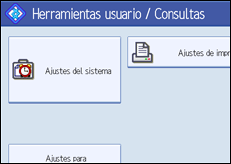 Ilustraci&oacute;n de la pantalla panel de mandos