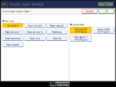 Ilustraci&oacute;n de la pantalla panel de mandos