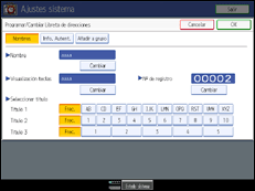 Ilustraci&oacute;n de la pantalla panel de mandos