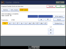 Ilustraci&oacute;n de la pantalla panel de mandos