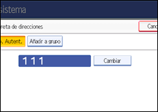 Ilustraci&oacute;n de la pantalla panel de mandos