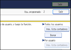 Ilustraci&oacute;n de la pantalla panel de mandos