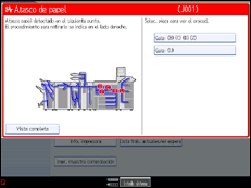 Ilustraci&oacute;n de la pantalla panel de mandos