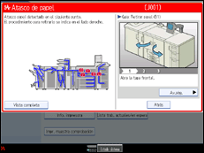 Ilustraci&oacute;n de la pantalla panel de mandos