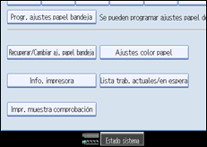 Ilustraci&oacute;n de la pantalla panel de mandos
