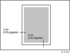 Ilustraci&oacute;n de la hoja de prueba