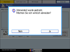 Abbildung der Bedienfeldanzeige