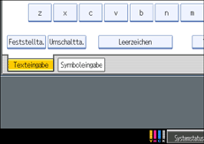 Abbildung der Bedienfeldanzeige