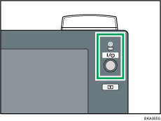 Abbildung des Betriebsschalters