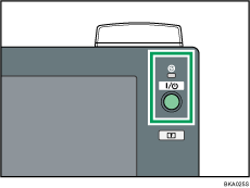 Abbildung des Betriebsschalters