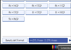Abbildung Bedienfeldanzeige