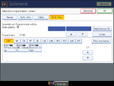 Abbildung Bedienfeld-Display
