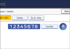 Abbildung Bedienfeld-Display