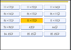 Operation panel screen illustration