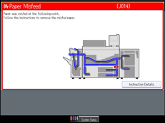 Operation panel screen illustration