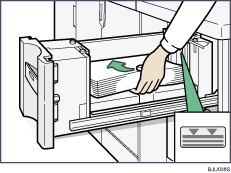 Large capacity tray illustration