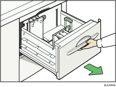 Large capacity tray illustration
