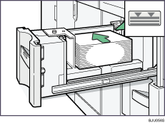 Large capacity tray illustration