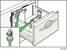Large capacity tray illustration