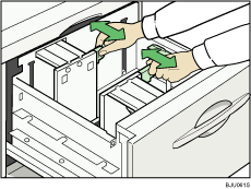 Large capacity tray illustration