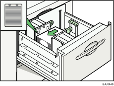 Large capacity tray illustration