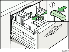 Large capacity tray illustration
