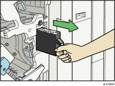 Punch waste box illustration