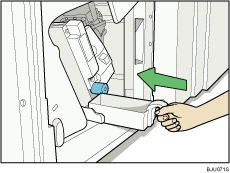 Staple waste box illustration