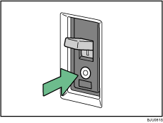 Earth leakage breaker illustration