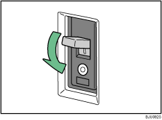 Earth leakage breaker illustration