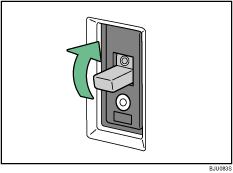 Earth leakage breaker illustration