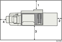 Illustration of access to the machine numbered callout illustration