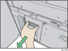 Fuser oil inlet illustration