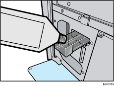 Fuser oil inlet illustration