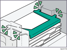 Large capacity tray illustration