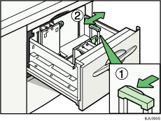 Wide large capacity tray illustration