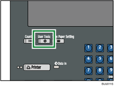 User Tools key illustration