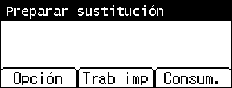 Ilustraci&oacute;n de la pantalla del panel de mandos