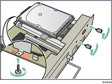 Illustrazione della scheda controller