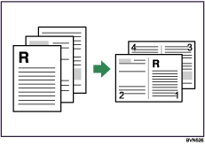 Illustrazione di 2 pagine per foglio